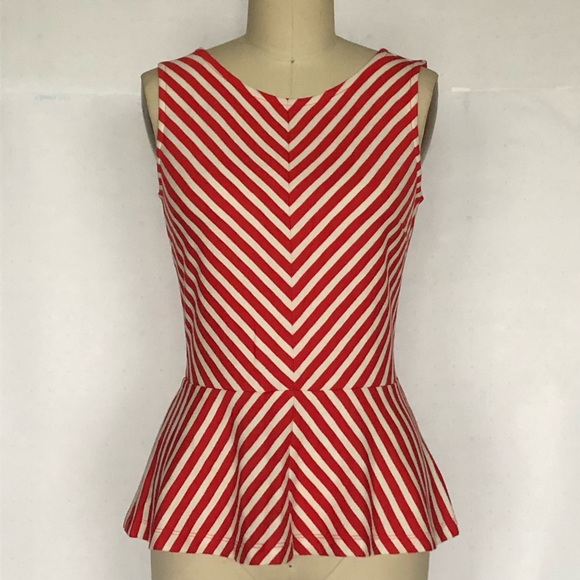 Banana Republic Tops - BANANA REPUBLIC PEPLUM SLEEVELESS TOP